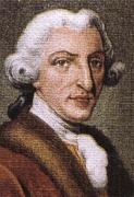 Johann Wolfgang von Goethe the composer of rule britannia USA oil painting artist